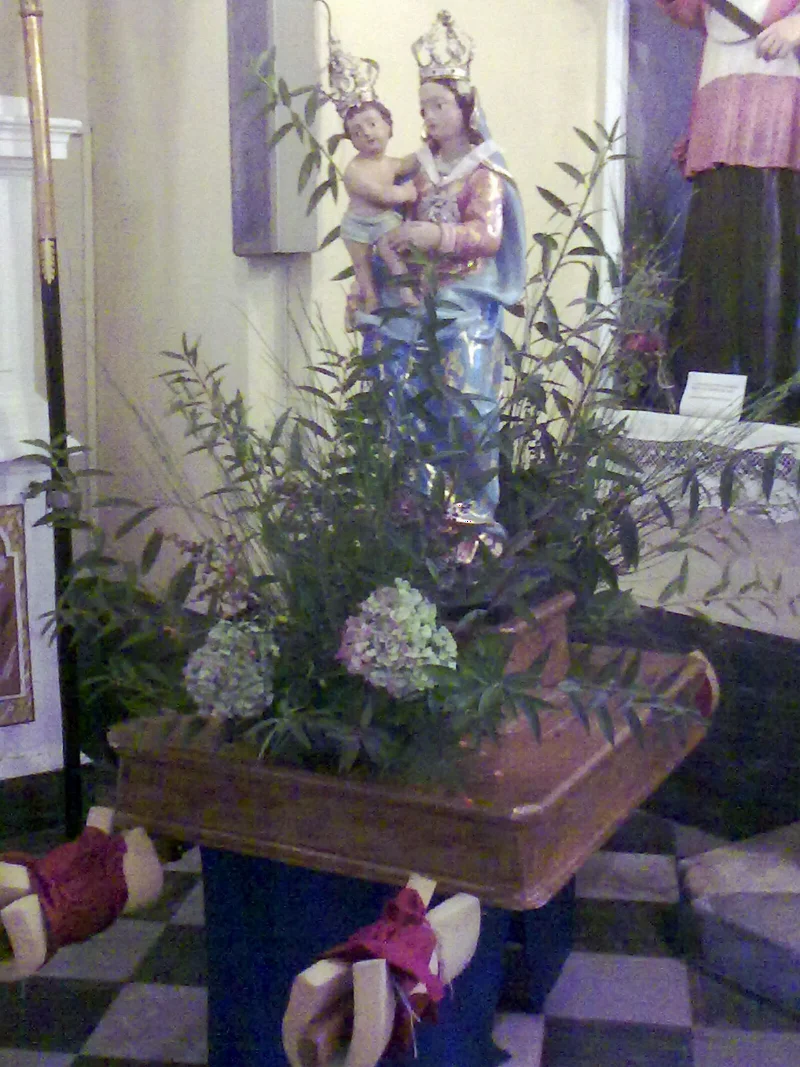 Cassa processionale con la Madonnina della Confraternita del Gonfalone, Voltaggio