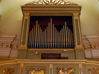 Organo Lingiardi e cantoria dell'Oratorio del Gonfalone